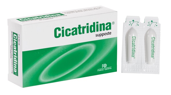 CICATRIDINA SUPPOSTE 10 PEZZI - Farmastop