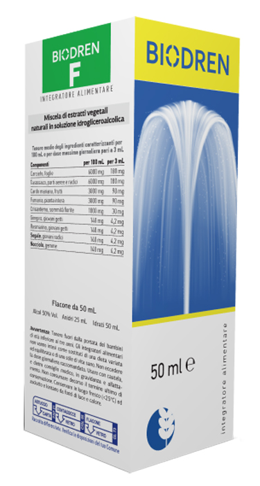 BIODREN F 50 ML SOLUZIONE IDROALCOLICA - Farmastop