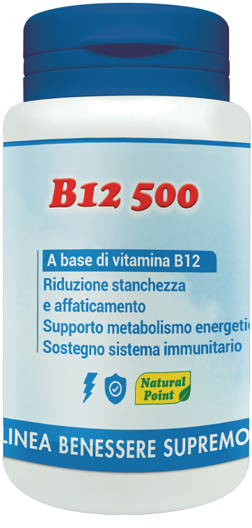 B12 500 CIANOCOBALAMINA 100 CAPSULE VEGETALI - Farmastop