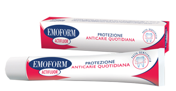 EMOFORM ACTIFLUOR DENTIFRICIO 75 ML - Farmastop