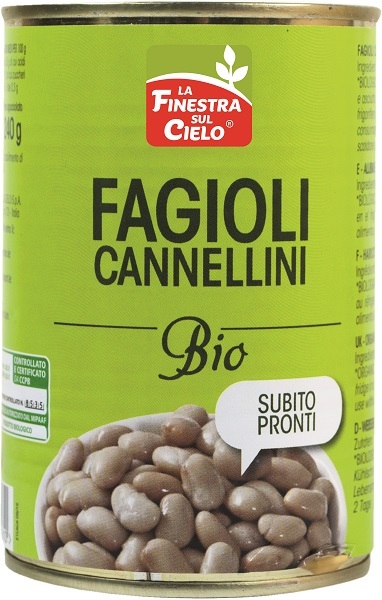 FAGIOLI CANNELLINI PRONTI BIO 400 G - Farmastop