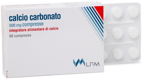 CALCIO CARBONATO 60 COMPRESSE - Farmastop