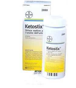 STRISCE MISURAZIONE CHETONURIA KETOSTIX 50 PEZZI - Farmastop