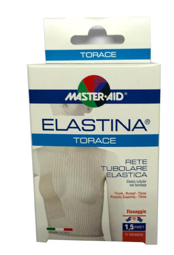 RETE TUBOLARE ELASTICA IPOALLERGENICA MASTER-AID ELASTINA TORACE 5 MT IN TENSIONE CALIBRO 8 CM - Farmastop