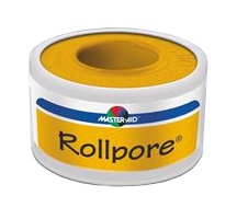 CEROTTO IN ROCCHETTO MASTER-AID ROLLPORE TESSUTO NON TESSUTO 5X5 - Farmastop