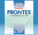 GARZA PRONTEX CAMBRIC 10X10CM 100 PEZZI - Farmastop