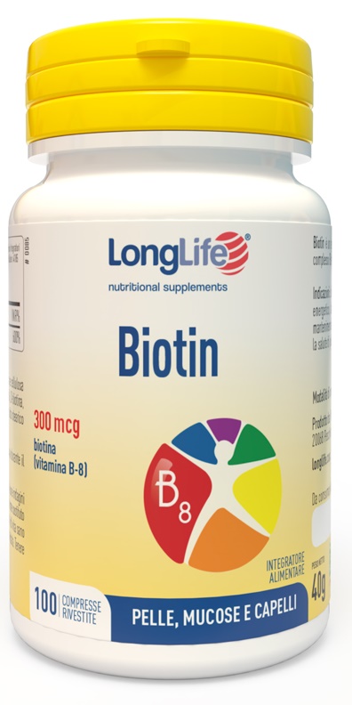 LONGLIFE BIOTIN 100 COMPRESSE - Farmastop