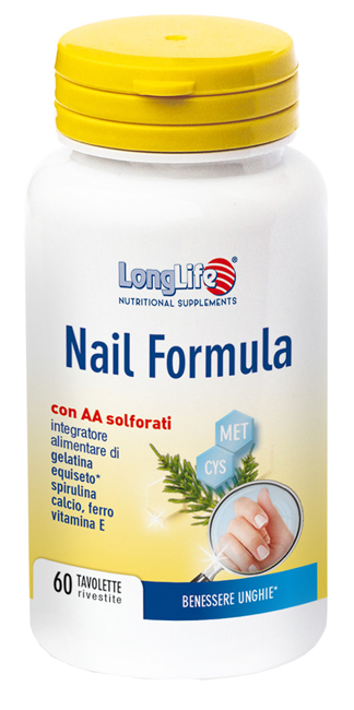 LONGLIFE NAIL FORMULA 60 TAVOLETTE - Farmastop