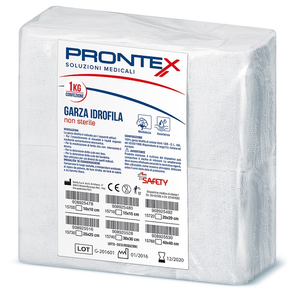 PRONTEX GARZA 10X10CM 1KG - Farmastop