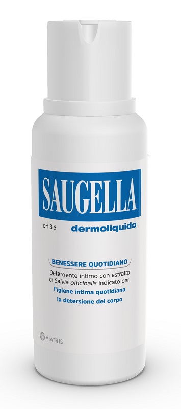 SAUGELLA DERMOLIQUIDO PH 3,5 DETERGENTE INTIMO BENESSERE QUOTIDIANO 750 ML - Farmastop