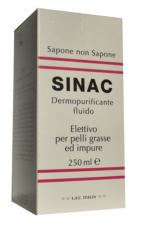 SINAC FLUIDO DERMOPURIFICANTE 250 ML - Farmastop