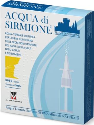 ACQUA SIRMIONE MINERALE NATURALE 6 FIALE 15 ML - Farmastop