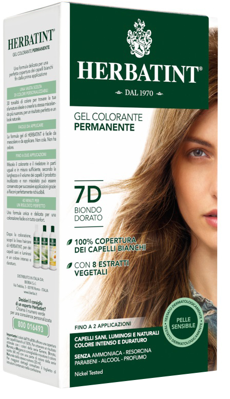 HERBATINT 7D BIONDO DORATO 150 ML - Farmastop