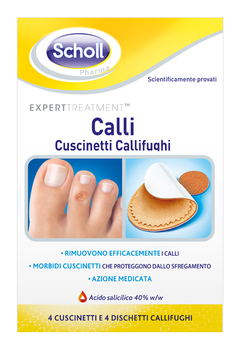 CEROTTO CALLIFUGO CALLI DURI 4 CEROTTI + 4 DISCHETTI - Farmastop