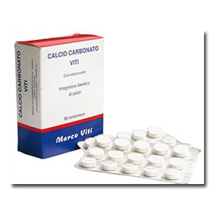 CALCIO CARBONATO VITI 60 COMPRESSE - Farmastop