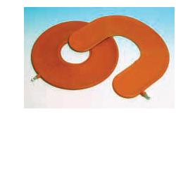 CUSCINO ANTIDECUBITO PNEUMATICO IN GOMMA ROSSA. LARGHEZZA DELLA CIAMBELLA 45CM - Farmastop