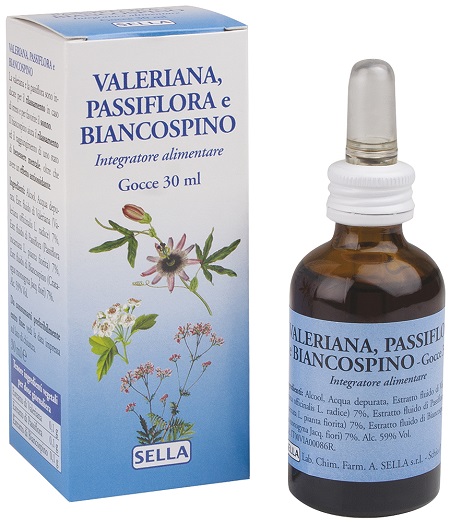 VALERIANA PASSIFLORA BIANCOSPINO - Farmastop