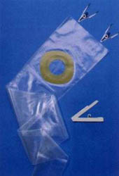 SACCA MONO PEZZO PER IRRIGAZIONE CON BARRIERA PROTETTIVA A PROTEZIONE TOTALE SVILUPPATA SULLA TECNOLOGIA STOMAHESIVE IRIDRESS 19/50MM 10 PEZZI - Farmastop