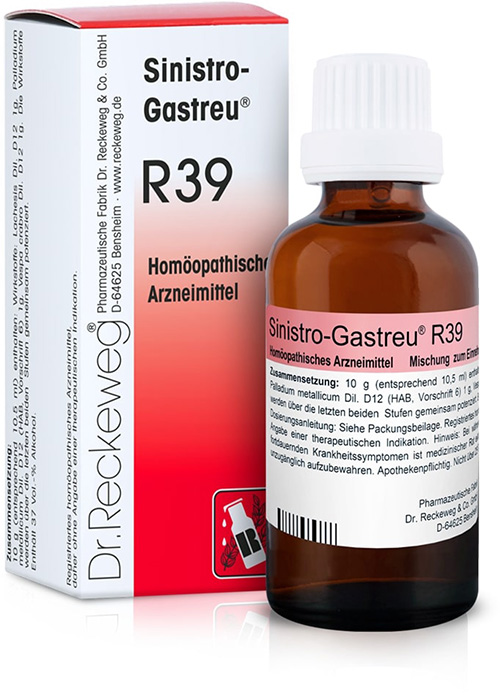 RECKEWEG R39 GOCCE 22 ML - Farmastop