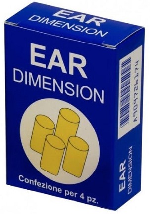 EAR DIMENSION TAPPO AURICOLARE IN SPUGNA 4 PEZZI - Farmastop