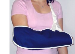 REGGIBRACCIO SEMPLICE MISURA MEDIA. CONSENTE L'IMMOBILIZZAZIONE IN POSIZIONE CORRETTA DEL BRACCIO NEI CASI DI SLOGATURE, TRAUMI ED INGESSATURE - Farmastop