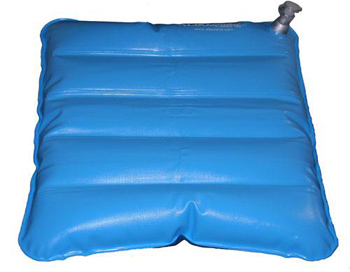 CUSCINO ANTIDECUBITO AD ARIA/ACQUA DIMENSIONI 41X41CM, APPLICABILE SU SEDIE DA COMODO O SU CARROZZELLE CAMERA D'ARIA IN PVC ATOSSICO ELETTROSALDATO, PATTA ANTISCIVOLO IN PVC - Farmastop