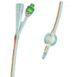 CATETERE FOLEY IN SILICONE TRASPARENTE A 2 VIE CON PALLONCINO 5-10ML DIAMETRO CH16 5,33MM LUNGHEZZA 40CM - Farmastop