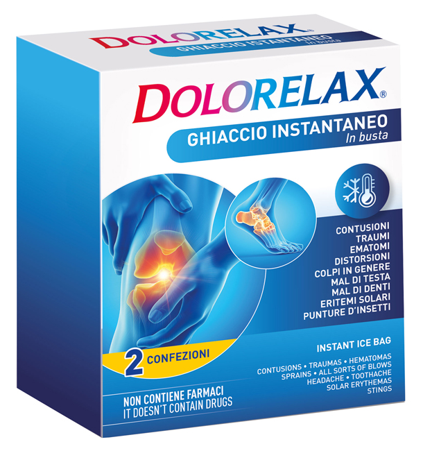 DOLORELAX ICE BAG GHIACCIO BUSTA 2 PEZZI - Farmastop