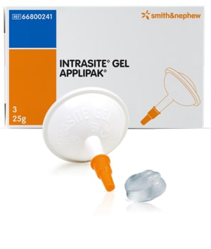 MEDICAZIONE A BASE DI IDROGEL AMORFO PER LO SBRIGLIAMENTO DEL TESSUTO NECROTICO CONFEZIONE CON APPLICATORE APPLIPAK 8G 10 PEZZI - Farmastop