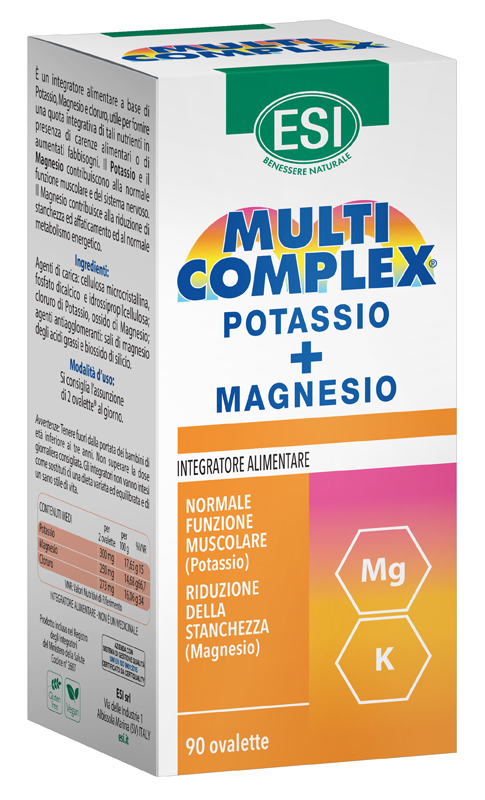 ESI MULTICOMPLEX POTASSIO MG 90 OVALETTE - Farmastop
