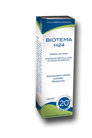 BIOTEMA H24 CREMA ACIDO GLICOLICO 10% 50 ML - Farmastop