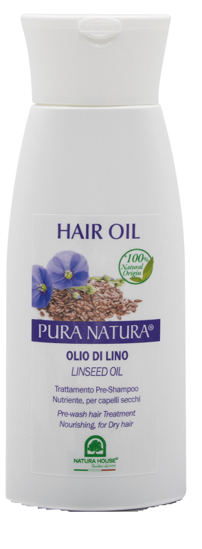 OLIO DI LINO TRATTAMENTO PRE-SHAMPOO 200 ML - Farmastop