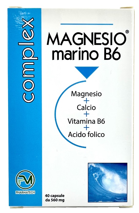 MAGNESIO MARINO B6 40 CAPSULE - Farmastop