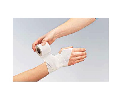 BENDA ELASTICA AUTOADESIVA FORTELAST PLUS   CON OSSIDO DI ZINCO ADESIVO SINTETICO 7,5X450CM - Farmastop