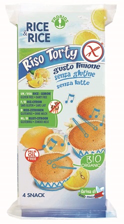 RICE&RICE RISO TORTY AL LIMONE 4 X 45 G - Farmastop