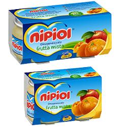 NIPIOL OMOGENEIZZATO FRUTTA MISTA 80 G 2 PEZZI - Farmastop