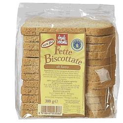 FETTE BISCOTTATE FARRO 300 G - Farmastop