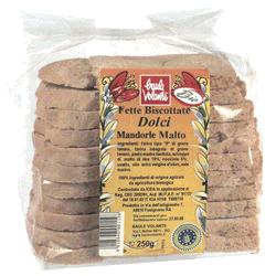 FETTE BISCOTTATE DOLCI MANDORLA MALTO 250 G - Farmastop
