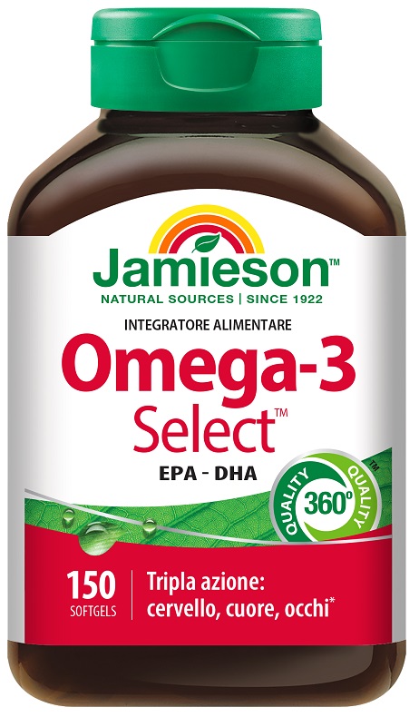 OMEGA-3 SELECT JAMIESON 150 PERLE - Farmastop