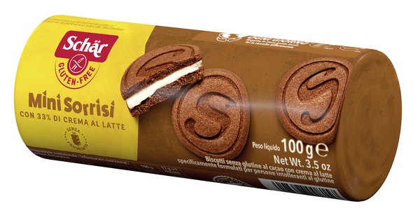 SCHAR MINI SORRISI CON CREMA AL LATTE 100 G - Farmastop