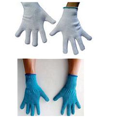 GUANTO AMBIDESTRO IN COTONE MONOFILO BIANCO PER ALLERGIE DERMATOLOGICHE SENZA CUCITURE POLSINO ELASTICO LARGHEZZA 65 MM 6,5 1 PAIO - Farmastop