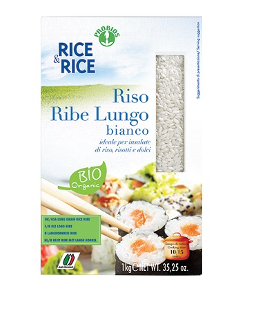 RICE&RICE RISO LUNGO RIBE BIANCO 1 KG - Farmastop
