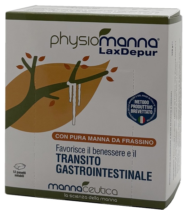 PHYSIOMANNA LAXDEPUR MANNITE DUFOUR 12 PANETTI SOLUBILI DA 10 G - Farmastop
