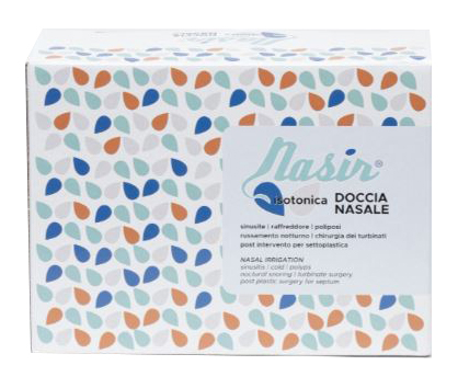 SOLUZIONE FISIOLOGICA ISOTONICA STERILE NASIR IN SCATOLA CON6 SACCHE VERSIONE LUER LOCK DA 500ML - Farmastop
