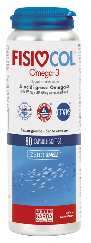 FISIOCOL OMEGA 3 80 CAPSULE - Farmastop