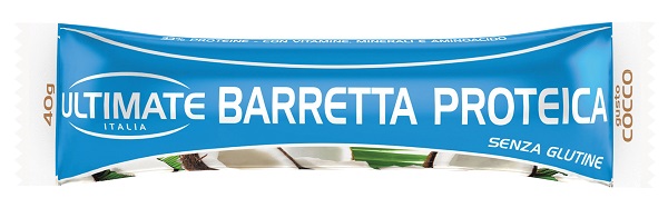 ULTIMATE BARRETTA PROTEICA COCCO 40 G 1 PEZZO - Farmastop