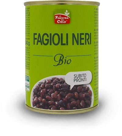 FAGIOLI NERI PRONTI BIO 400 G - Farmastop