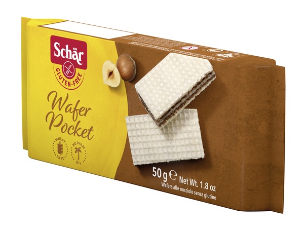 SCHAR WAFER POCKET ALLA NOCCIOLA 50 G - Farmastop