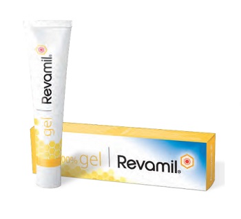 GEL A BASE DI MIELE STANDARDIZZATO E IRRADIATO A RAGGI GAMMA REVAMIL GEL PER GESTIONE ULCERE E INFEZIONI TUBO 18 G - Farmastop