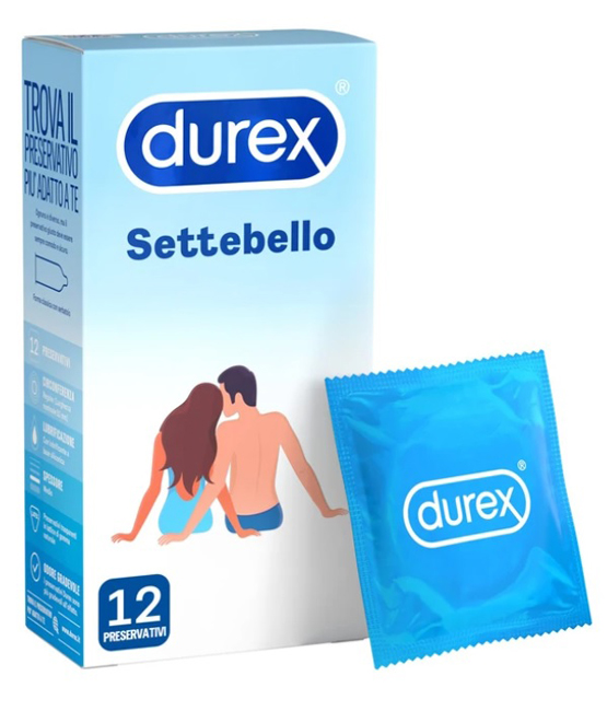 PROFILATTICO DUREX SETTEBELLO CLASSICO 12 PEZZI - Farmastop